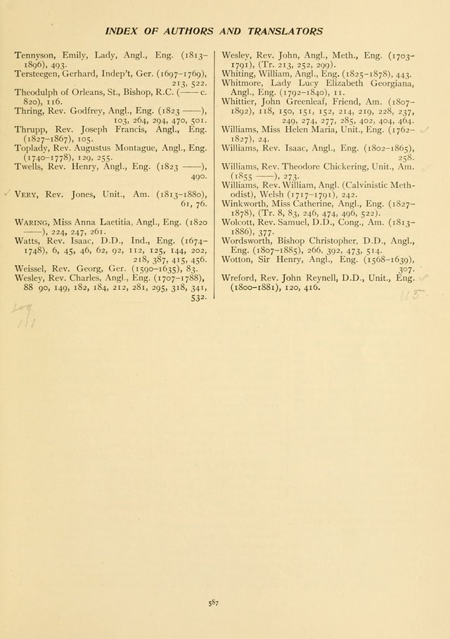 The Pilgrim Hymnal page 589