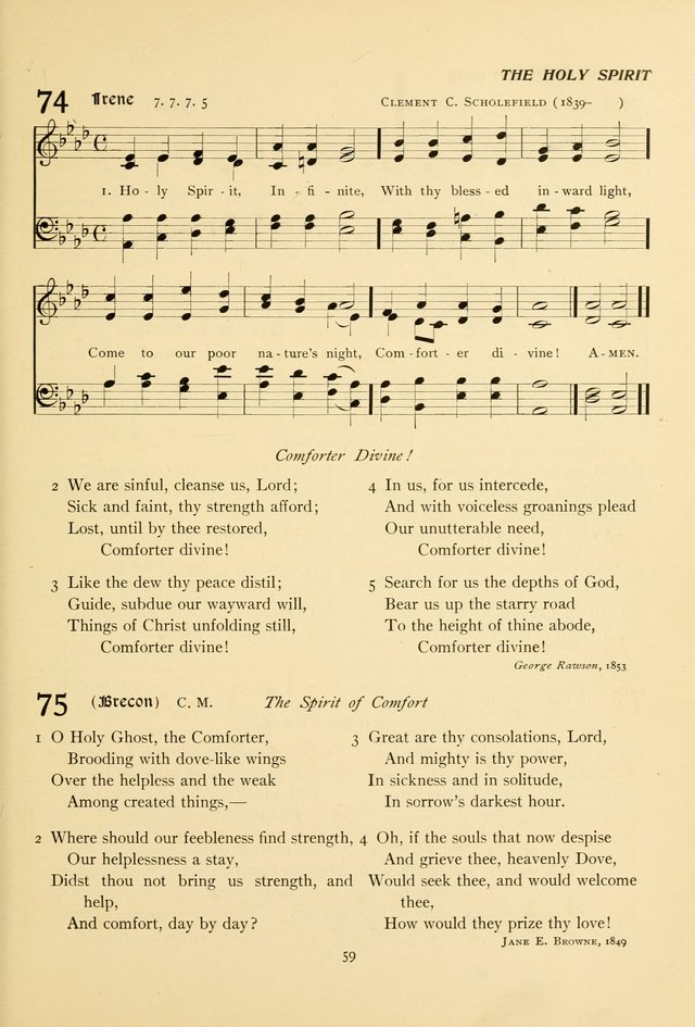 The Pilgrim Hymnal page 59