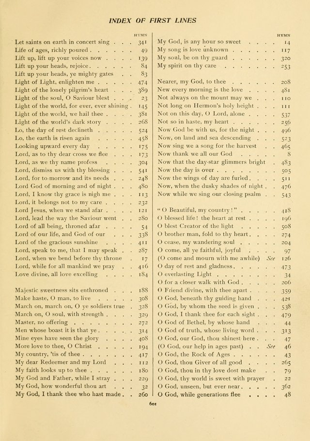 The Pilgrim Hymnal page 603