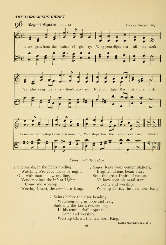 The Pilgrim Hymnal page 76