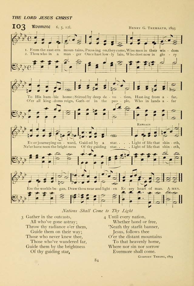 The Pilgrim Hymnal page 84