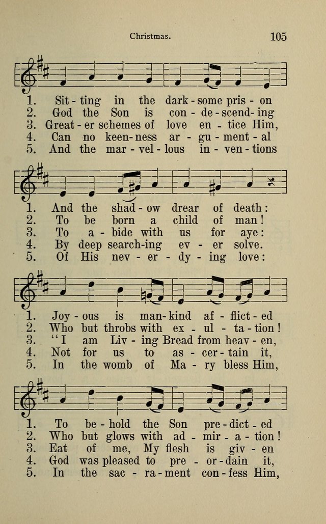 The Parish Hymnal page 105