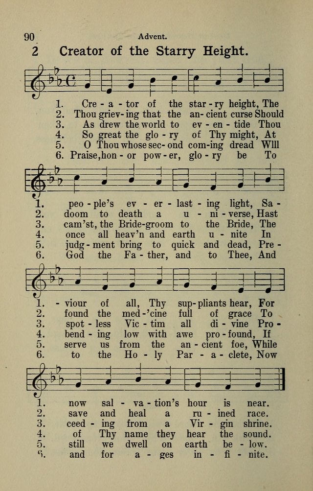 The Parish Hymnal page 90