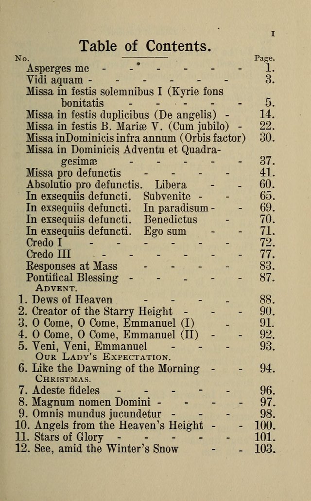 The Parish Hymnal page ix