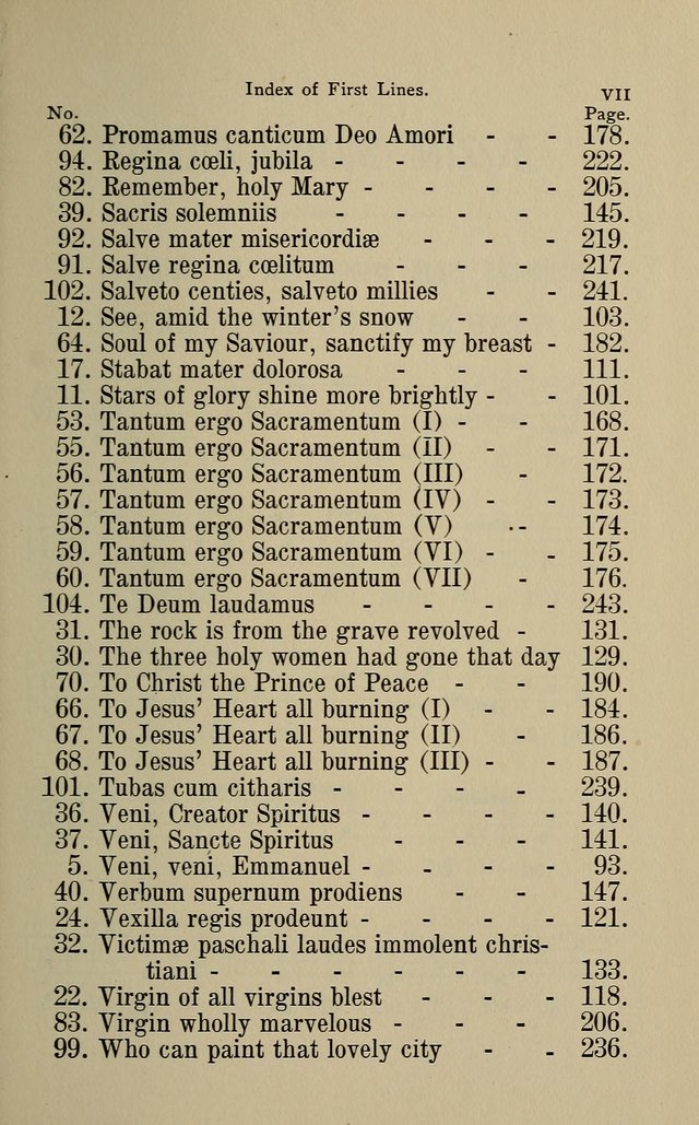 The Parish Hymnal page xv