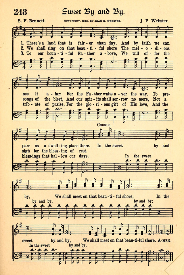 The Popular Hymnal page 205