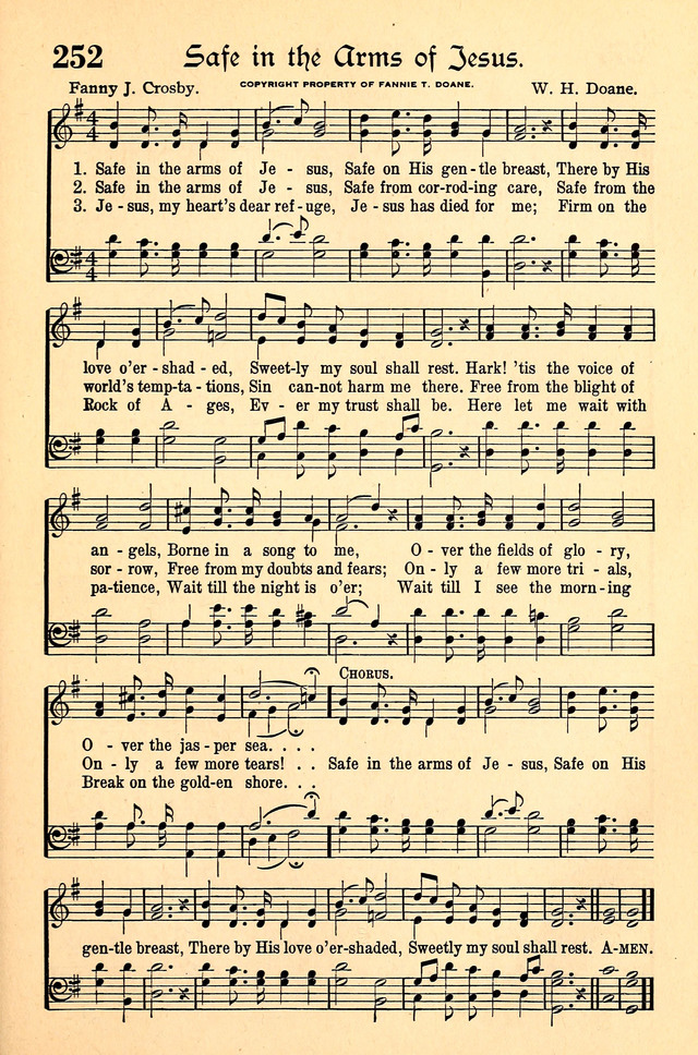 The Popular Hymnal page 209