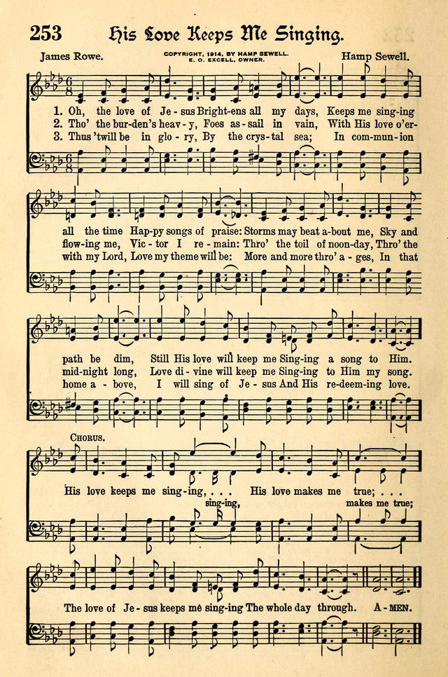 The Popular Hymnal page 210