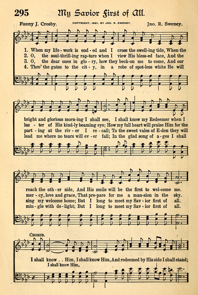 The Popular Hymnal page 250