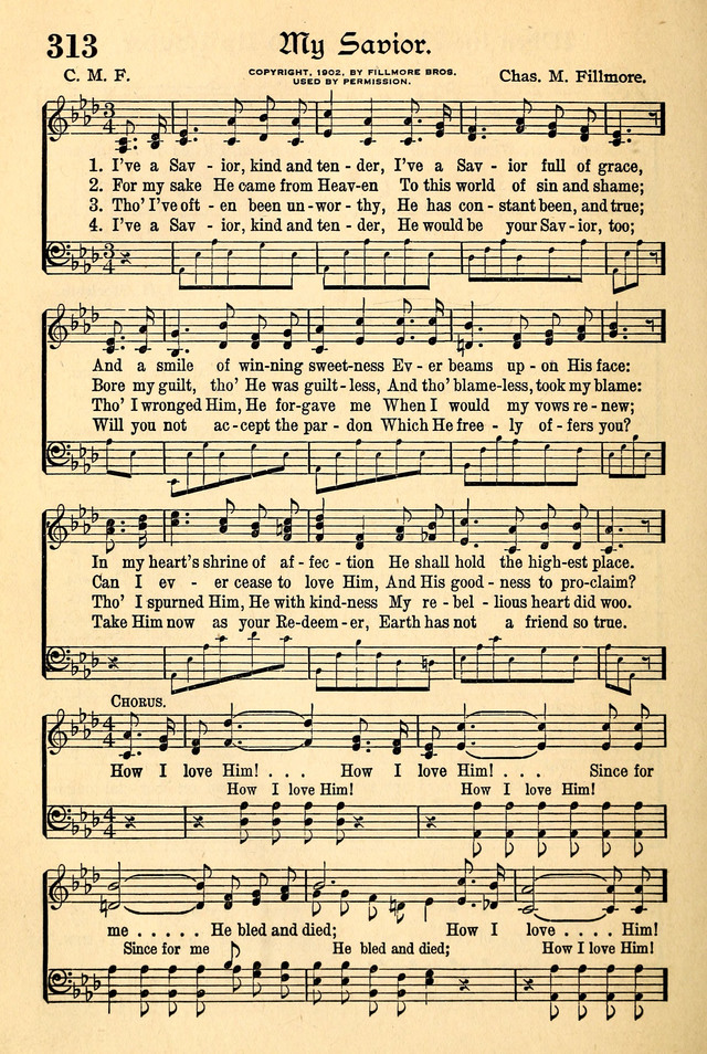 The Popular Hymnal page 268