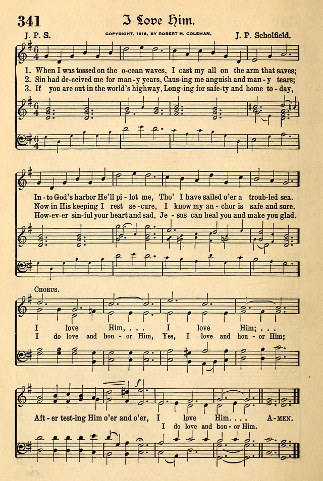 The Popular Hymnal page 296