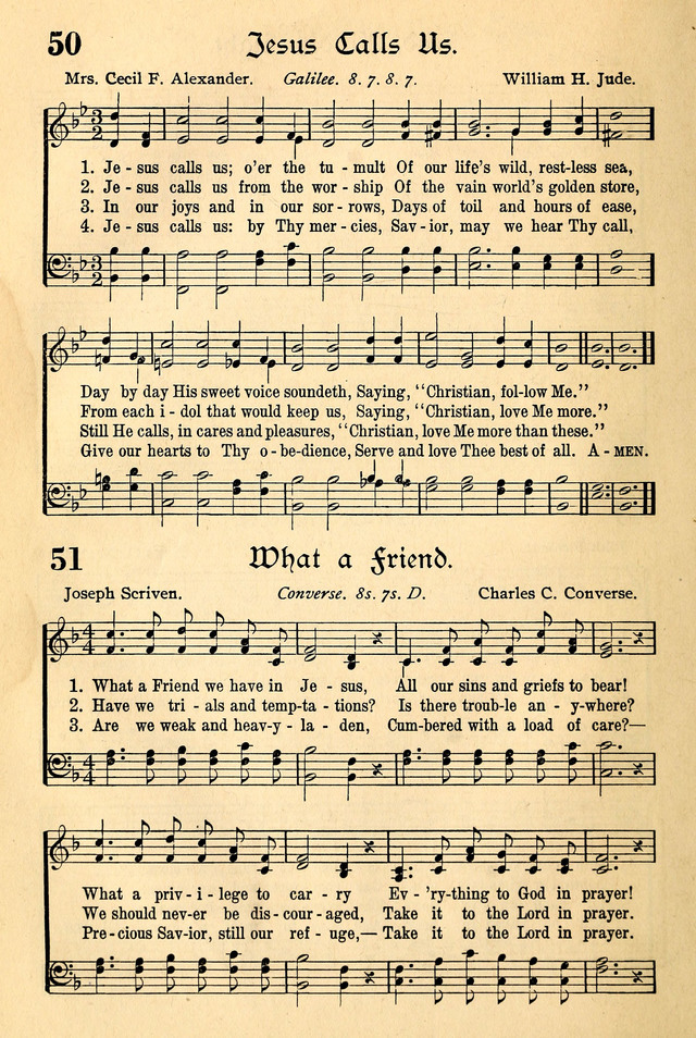 The Popular Hymnal page 34