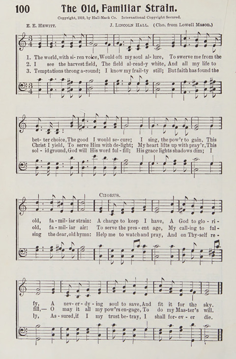 Premier Hymns: Selections for the Church, the Sunday School, young people