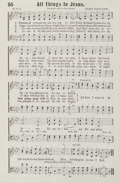 Premier Hymns: Selections for the Church, the Sunday School, young people