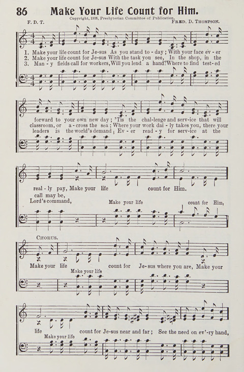 Premier Hymns: Selections for the Church, the Sunday School, young people