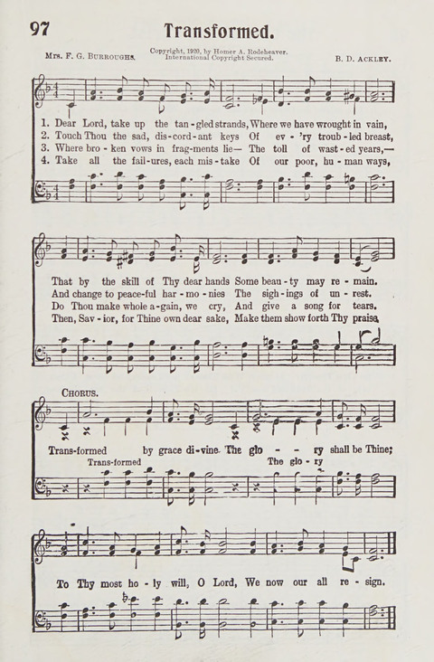 Premier Hymns: Selections for the Church, the Sunday School, young people