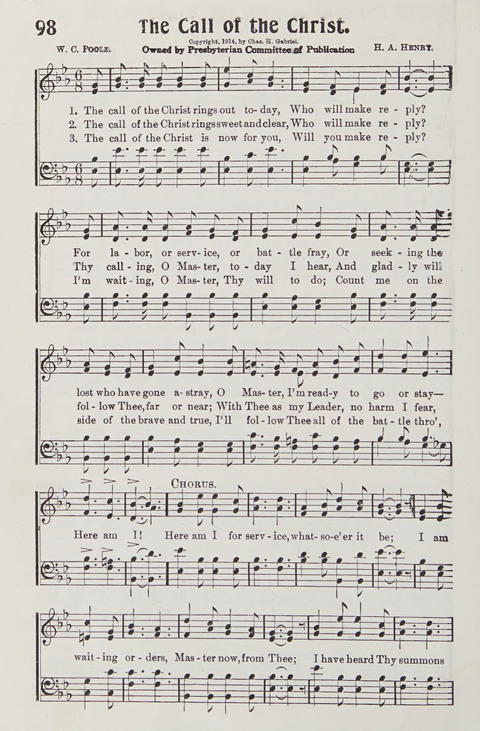 Premier Hymns: Selections for the Church, the Sunday School, young people