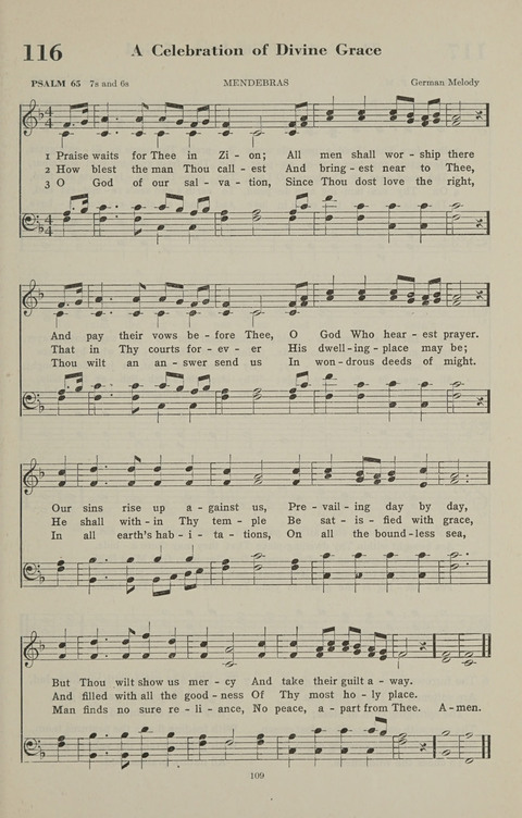 The Psalter Hymnal: The Psalms and Selected Hymns page 109