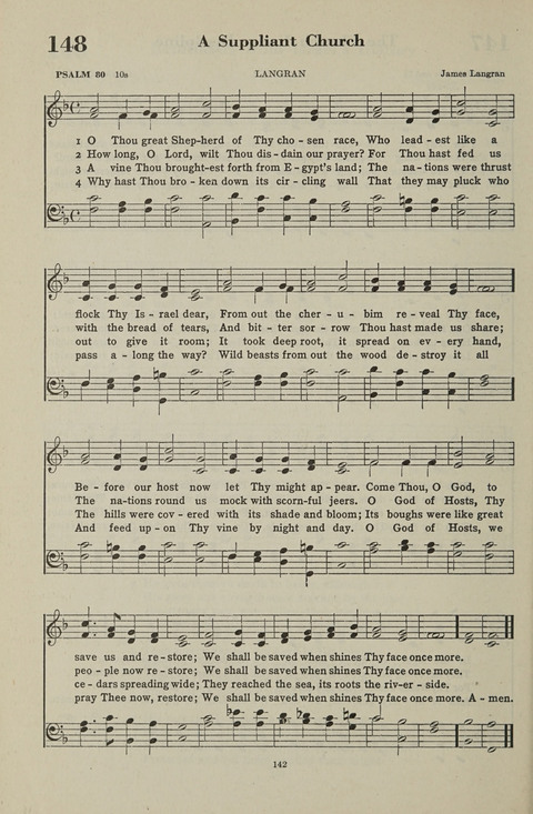 The Psalter Hymnal: The Psalms and Selected Hymns page 142