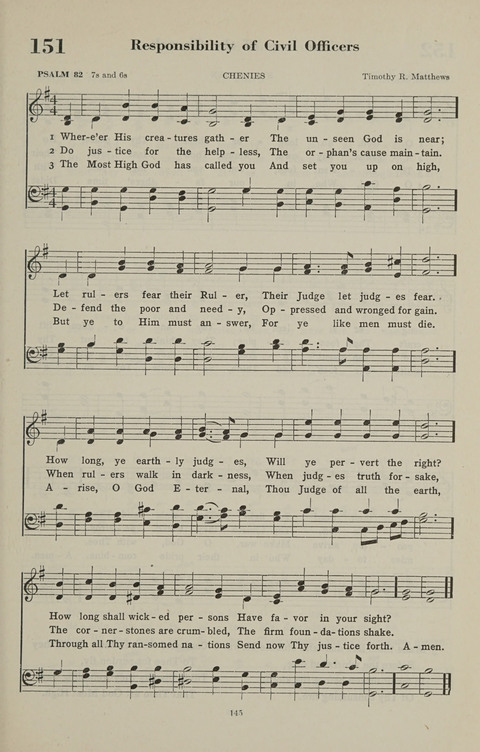 The Psalter Hymnal: The Psalms and Selected Hymns page 145