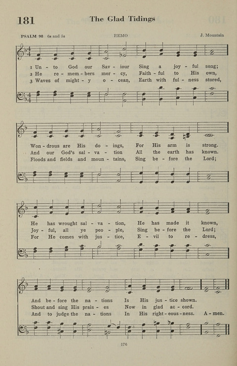 The Psalter Hymnal: The Psalms and Selected Hymns page 176