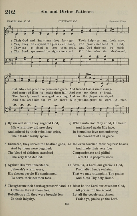 The Psalter Hymnal: The Psalms and Selected Hymns page 193