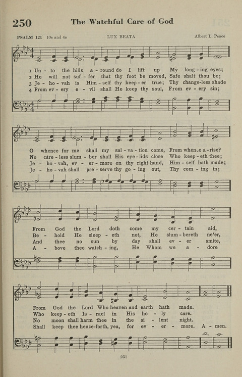 The Psalter Hymnal: The Psalms and Selected Hymns page 231