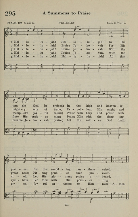 The Psalter Hymnal: The Psalms and Selected Hymns page 271