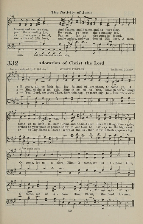 The Psalter Hymnal: The Psalms and Selected Hymns page 305