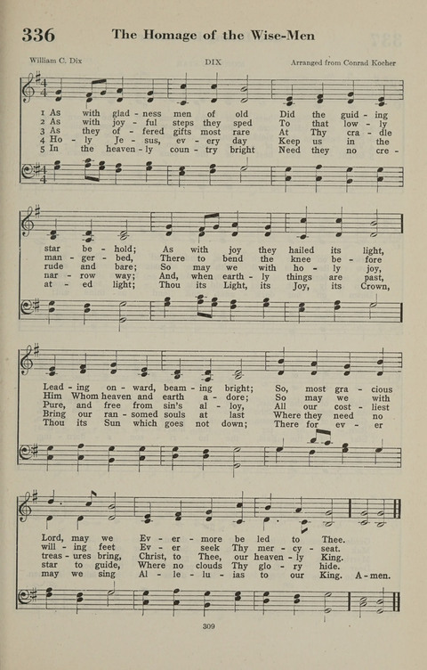 The Psalter Hymnal: The Psalms and Selected Hymns page 309