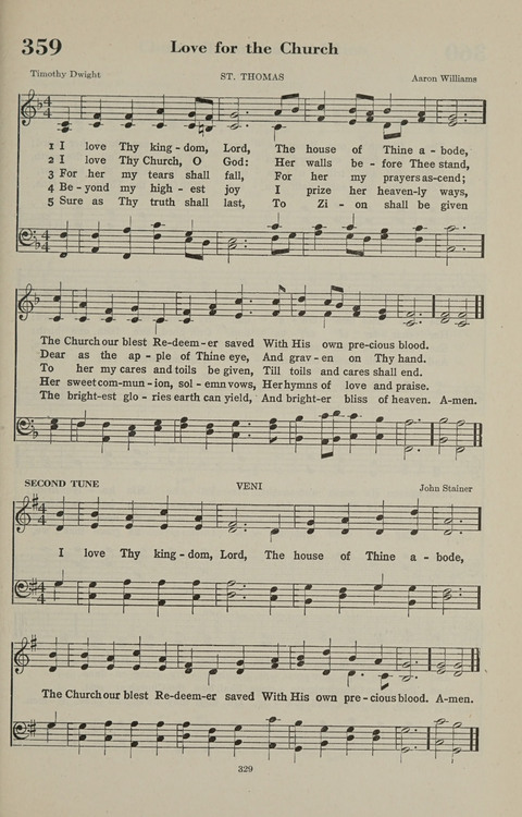 The Psalter Hymnal: The Psalms and Selected Hymns page 329