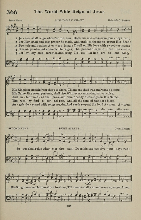 The Psalter Hymnal: The Psalms and Selected Hymns page 335