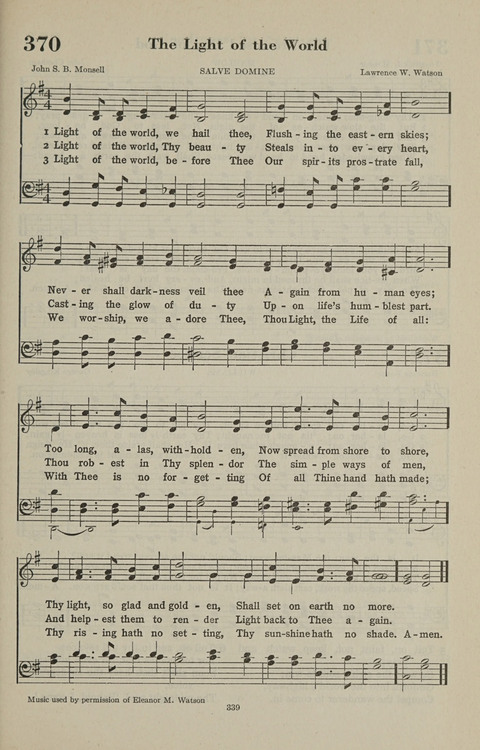 The Psalter Hymnal: The Psalms and Selected Hymns page 339