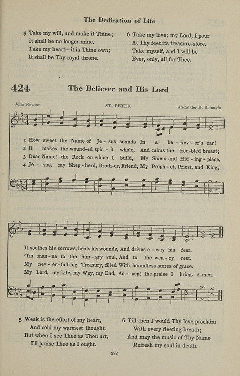 The Psalter Hymnal: The Psalms and Selected Hymns page 383