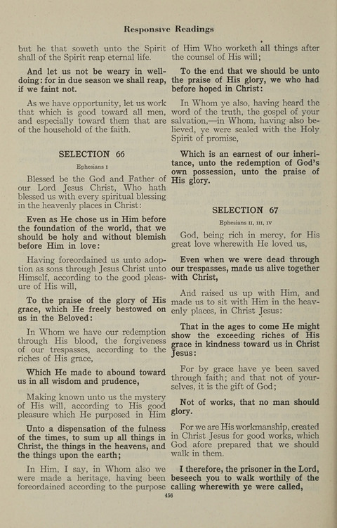 The Psalter Hymnal: The Psalms and Selected Hymns page 456