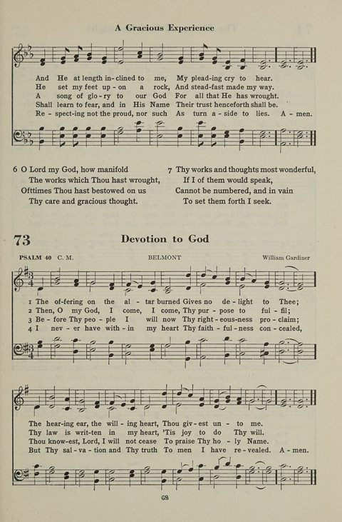 The Psalter Hymnal: The Psalms and Selected Hymns page 69