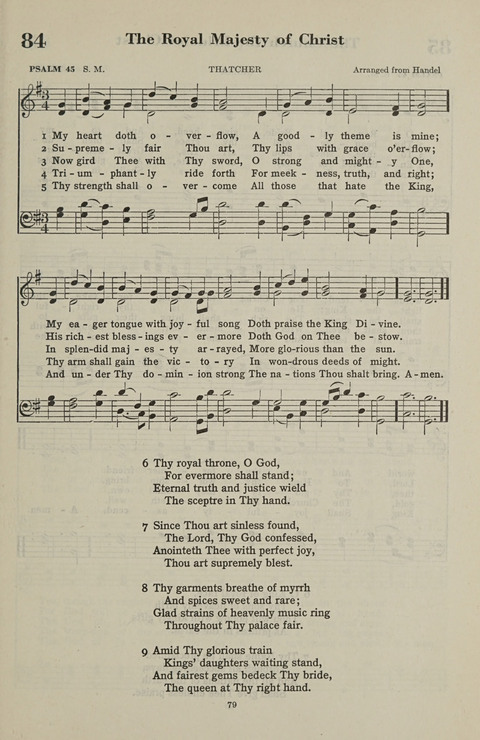 The Psalter Hymnal: The Psalms and Selected Hymns page 79