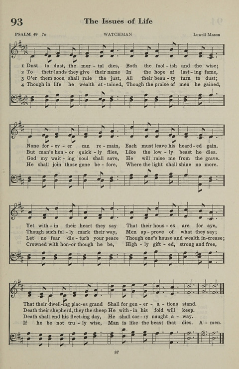 The Psalter Hymnal: The Psalms and Selected Hymns page 87