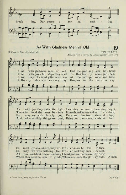 Pilgrim Hymnal page 107