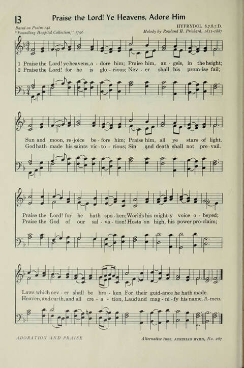 Pilgrim Hymnal page 12