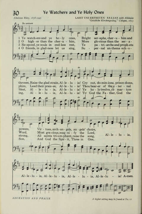 Pilgrim Hymnal page 28