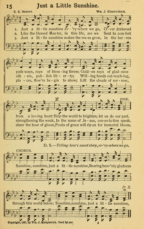 Pentecostal Hymns No. 2: a Winnowed Collection for Evangelistic Services, young people