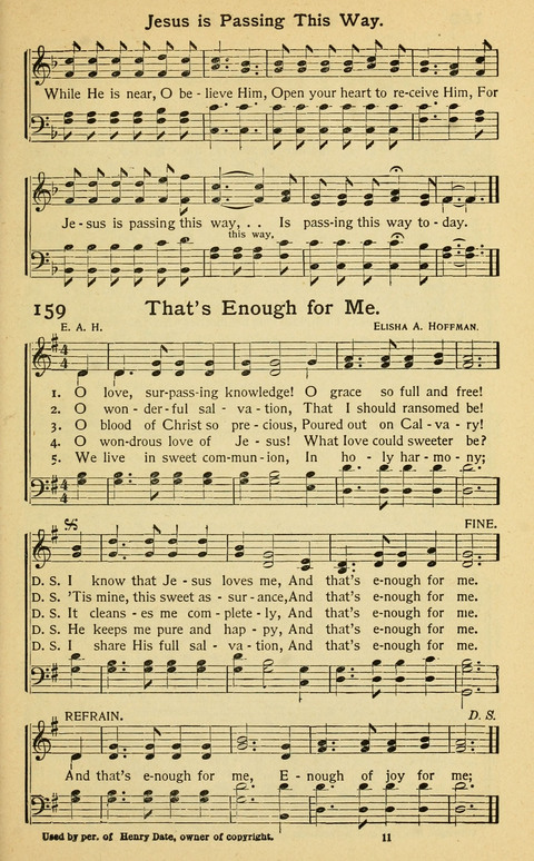 Pentecostal Hymns No. 2: a Winnowed Collection for Evangelistic Services, young people