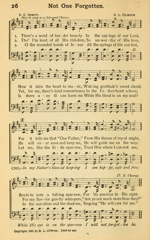 Pentecostal Hymns No. 2: a Winnowed Collection for Evangelistic Services, young people