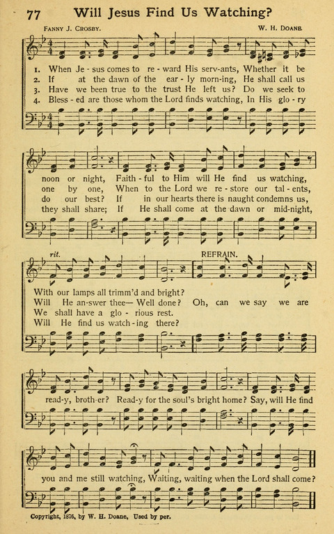 Pentecostal Hymns No. 2: a Winnowed Collection for Evangelistic Services, young people