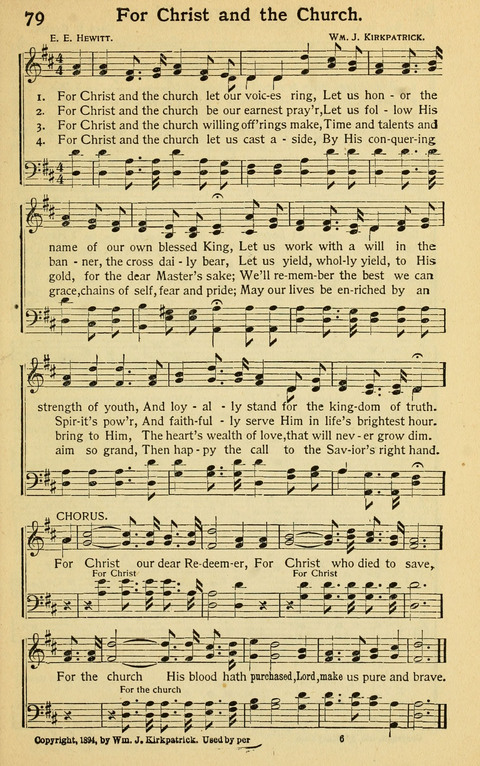 Pentecostal Hymns No. 2: a Winnowed Collection for Evangelistic Services, young people