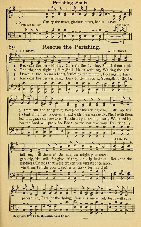 Pentecostal Hymns No. 2: a Winnowed Collection for Evangelistic Services, young people