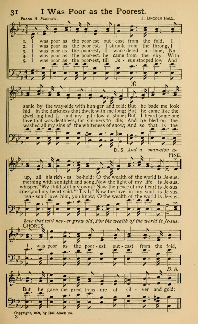 Pentecostal Hymns No. 3: A winnowed collection for evangelical services, young people