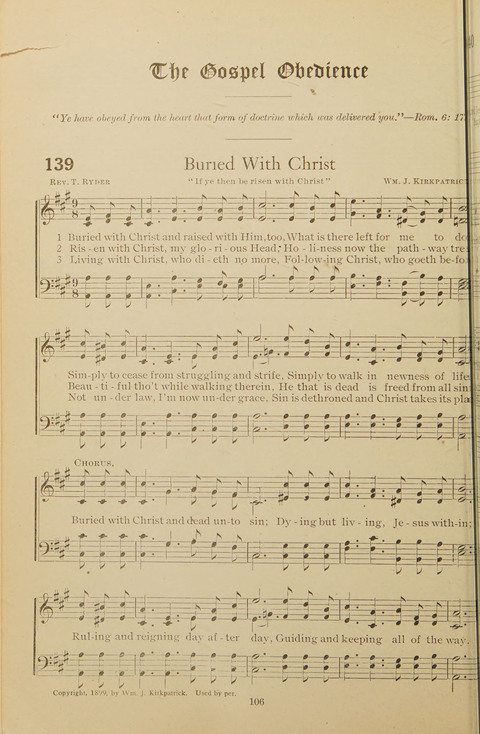 Popular Hymns No. 3: popular songs and standard hymns, suitable for the Bible school, church services, Christian Endeavor, evangelistic meetings and for the family circle page 106