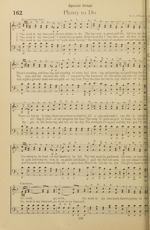 Popular Hymns No. 3: popular songs and standard hymns, suitable for the Bible school, church services, Christian Endeavor, evangelistic meetings and for the family circle page 126